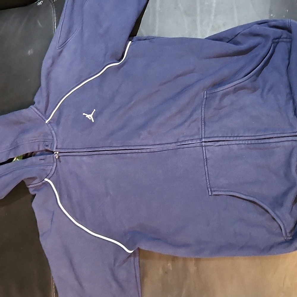 Jordan Sz M Zip Hooded Sweatshirt